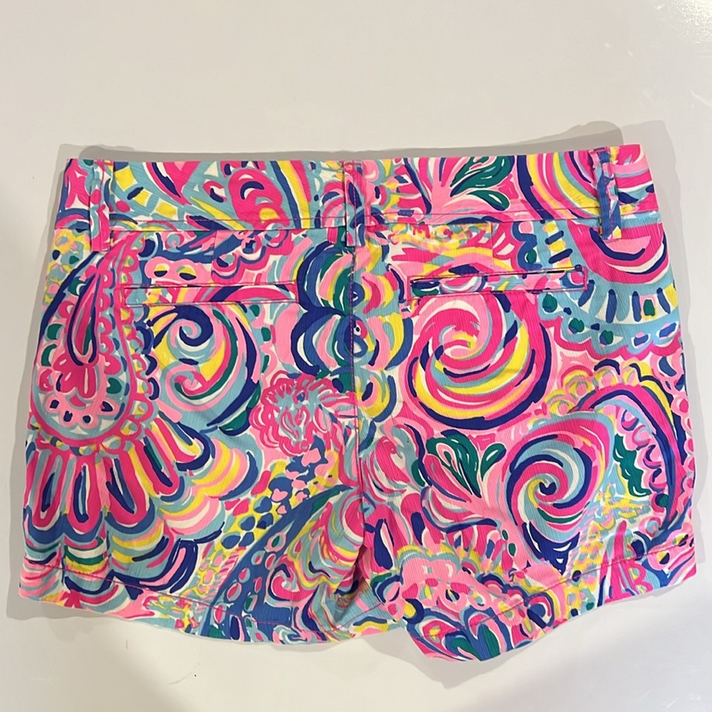 Lilly Pulitzer The Gallahan Multicolor Shorts Size: 6 - Picture 3 of 9